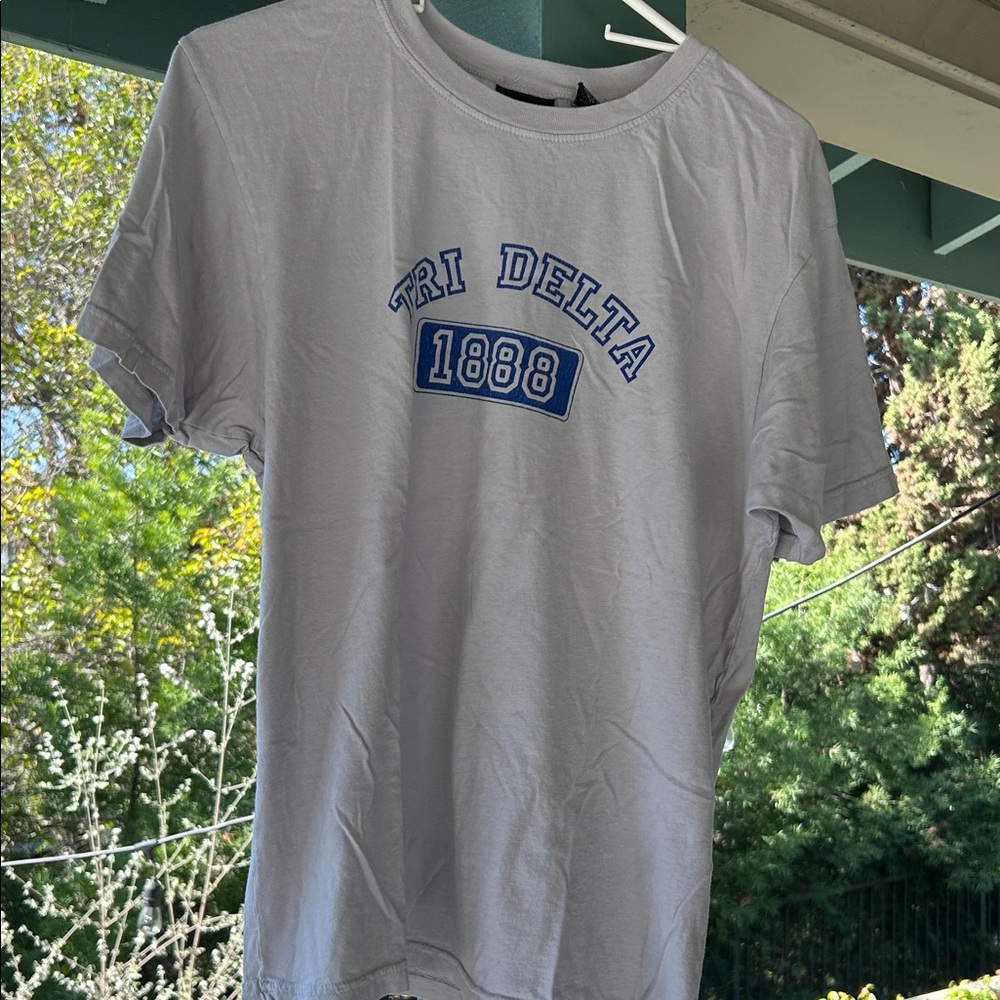 Gray Tri Delta 1888 vintage shirt from 2001-2006